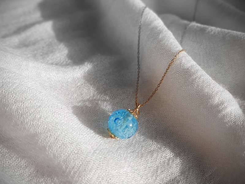 Collier Ile d'Arz Bulles Lagon