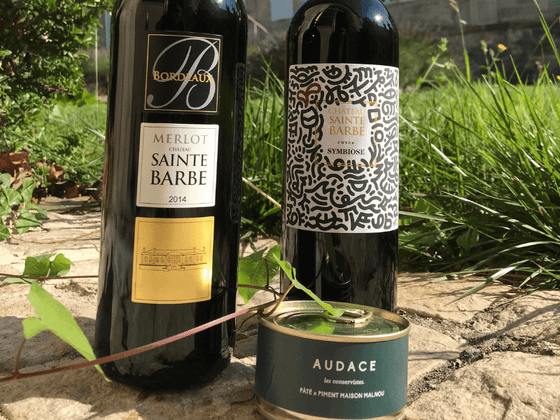Coffret apéro vin de Bordeaux & Terrine de porc au piment