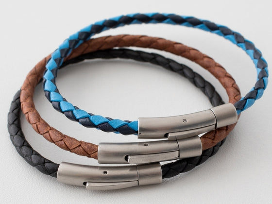 Bracelet en cuir unisexe