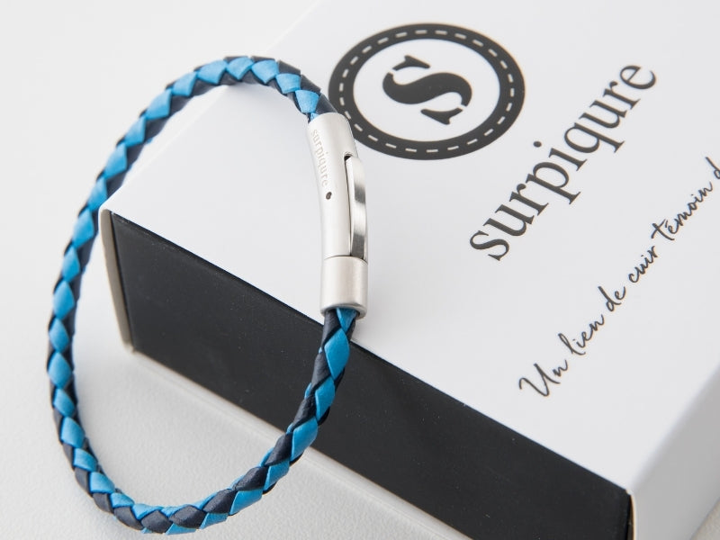 Bracelet en cuir unisexe