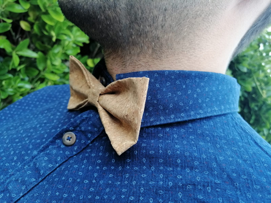 Nœud papillon naturel en liège