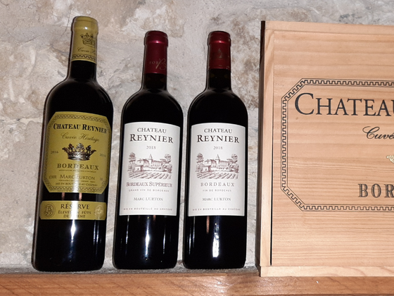 Coffret vin de Bordeaux 3 bouteilles rouge AOC Bordeaux, Bordeaux Supérieur