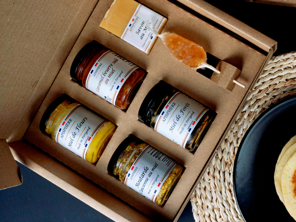 Coffret Découverte des produits de la ruche - Confectionné dans le Périgord