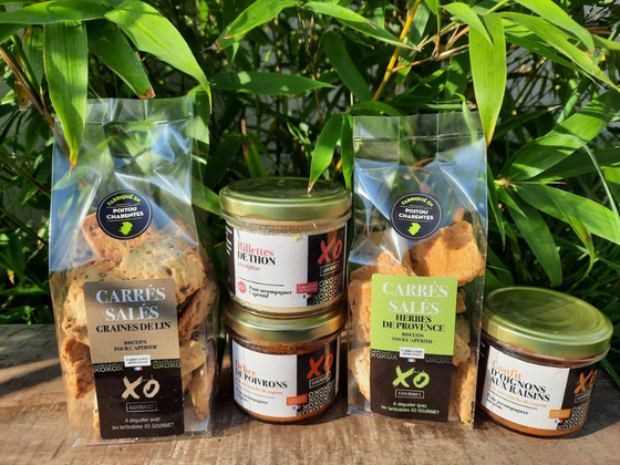 Coffret Apéro Estival : Carrées Salées, Confit et Rillette