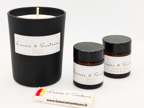 Trio de bougies douceur