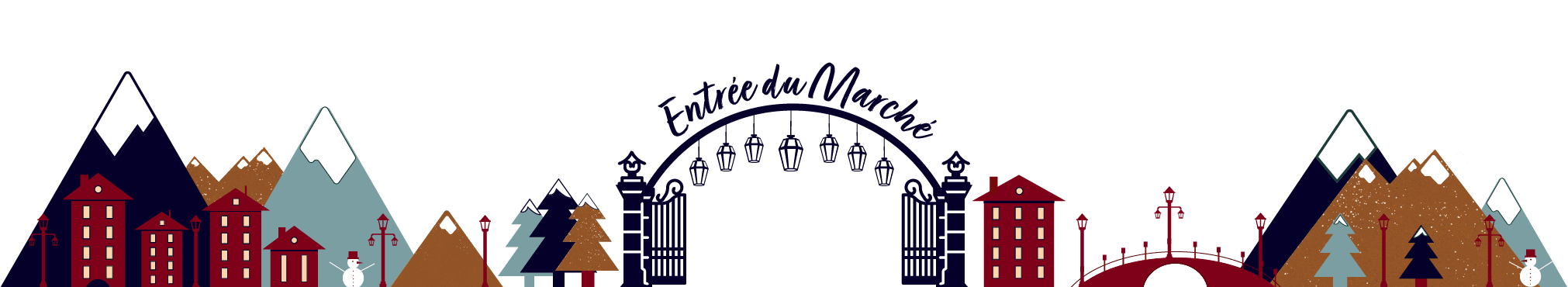 Entrée du marché