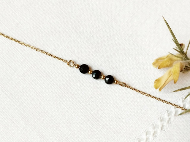 Bracelet Trio doré à l'or fin