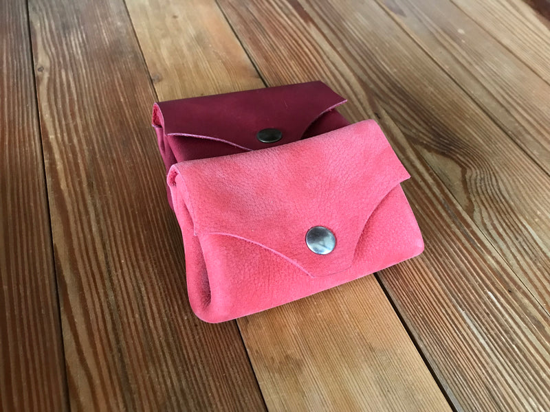 Porte-monnaie en cuir 3 compartiments