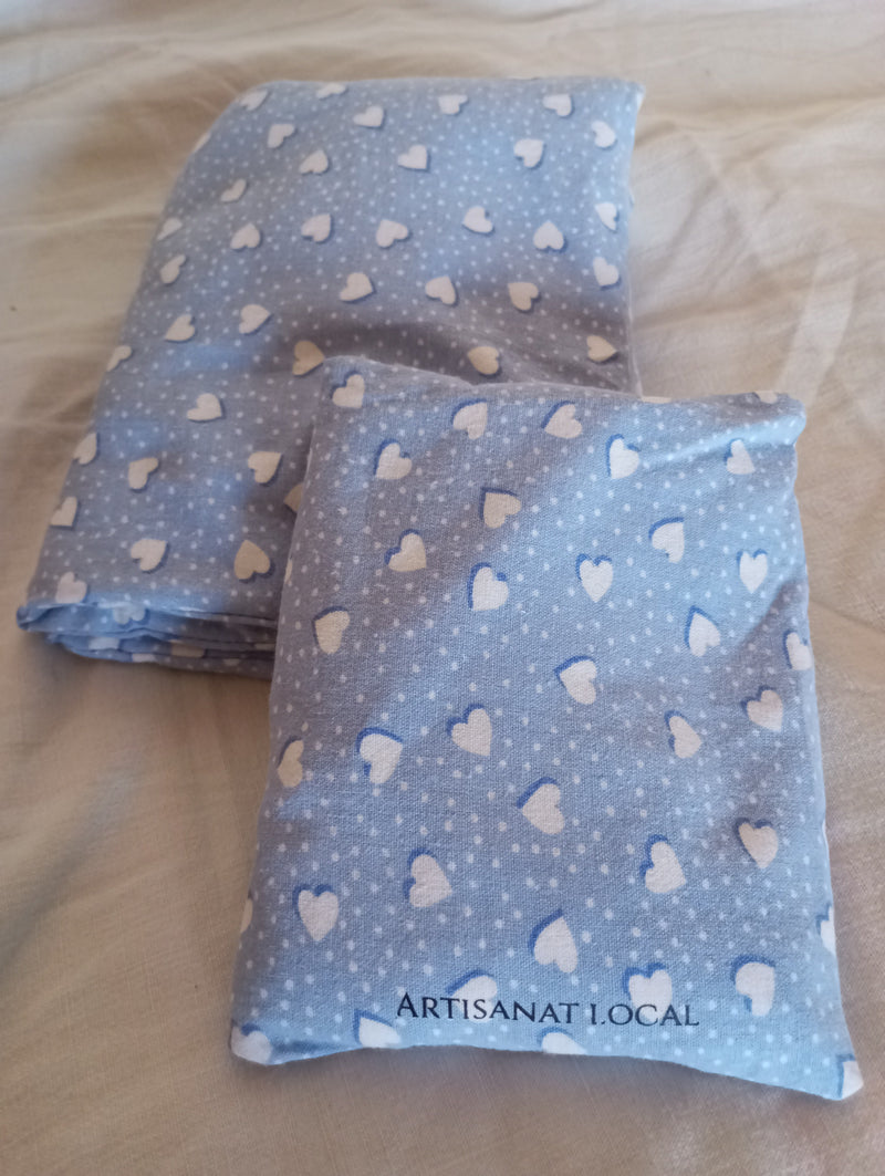 Lot 2 bouillottes seches, un grand modele et 1 petit modele