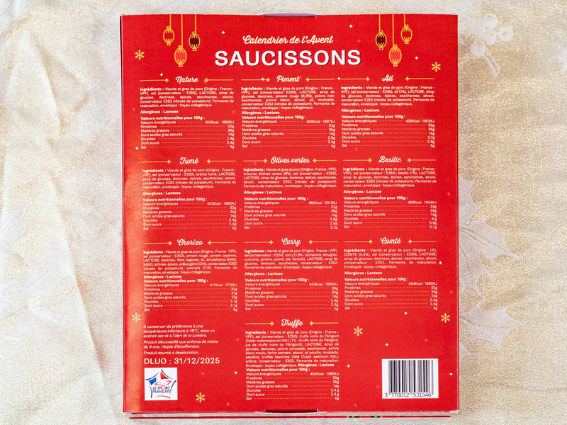 Calendrier de l'Avent Mini Saucisson 2025