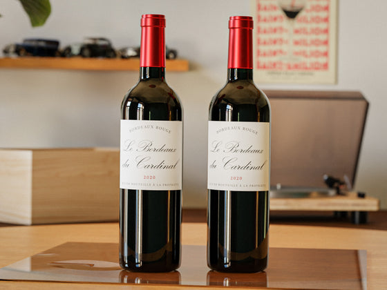 Coffret vin de Bordeaux 2 bouteilles rouge AOC Bordeaux