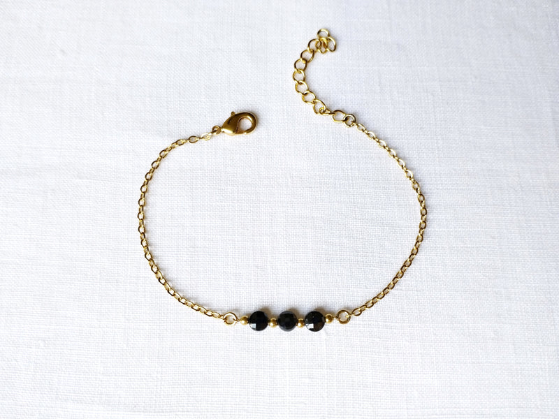 Bracelet Trio doré à l'or fin