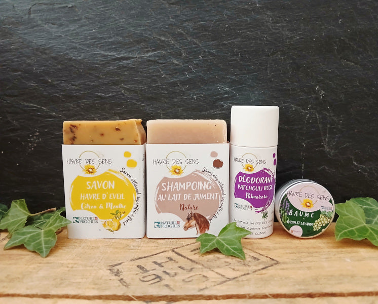 Coffret Savons, Baume, shampoing et déo