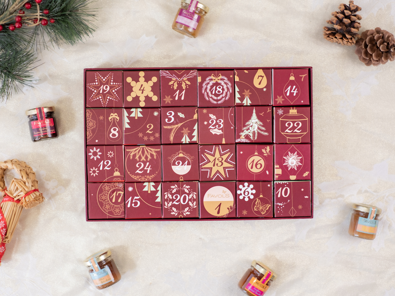 Calendrier de l'Avent Confitures Favols