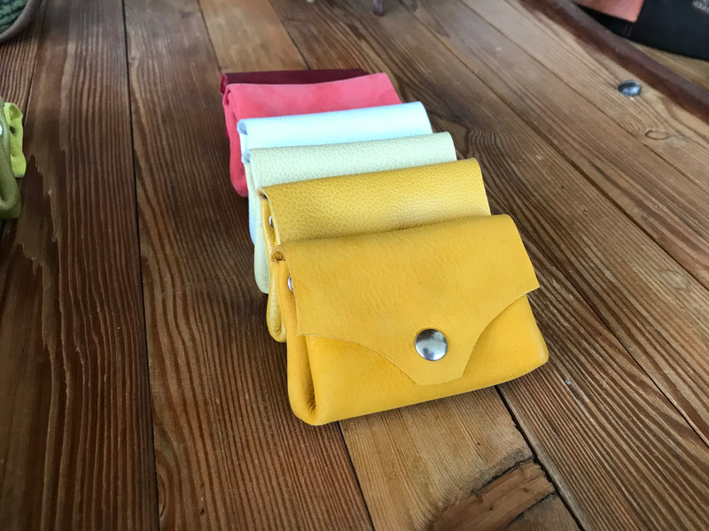 Porte-monnaie en cuir 3 compartiments