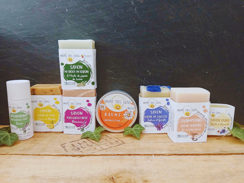 Coffret Baume, déo, savons et shampoing