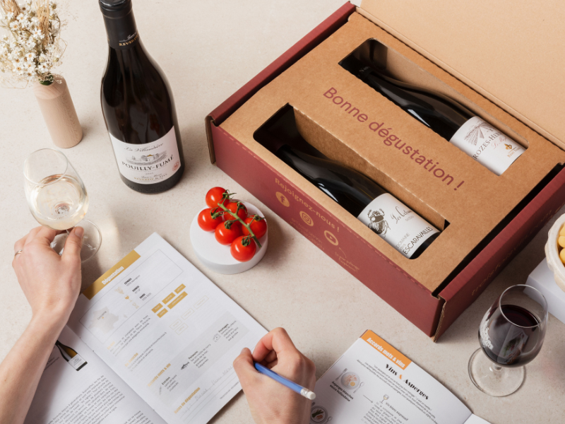 Coffret 3 grands vins et livret de dégustation