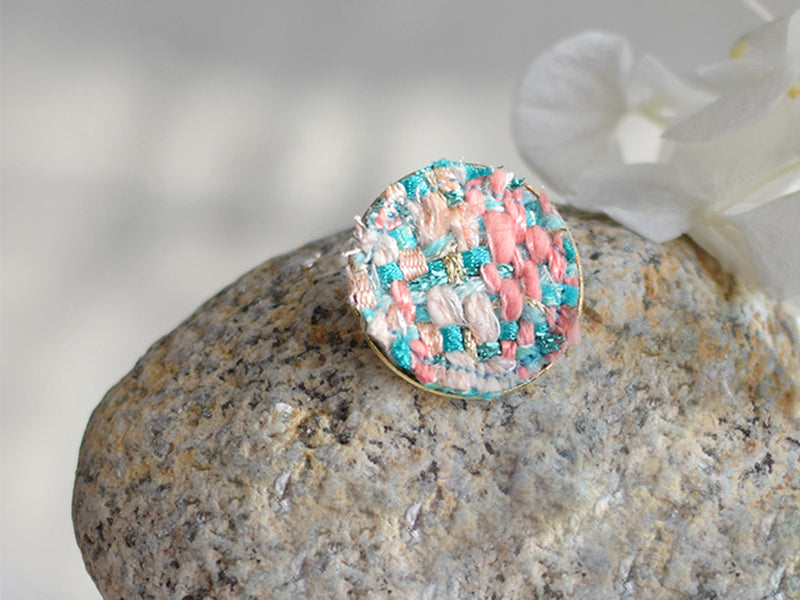 Porte Monnaie et broche Ronde