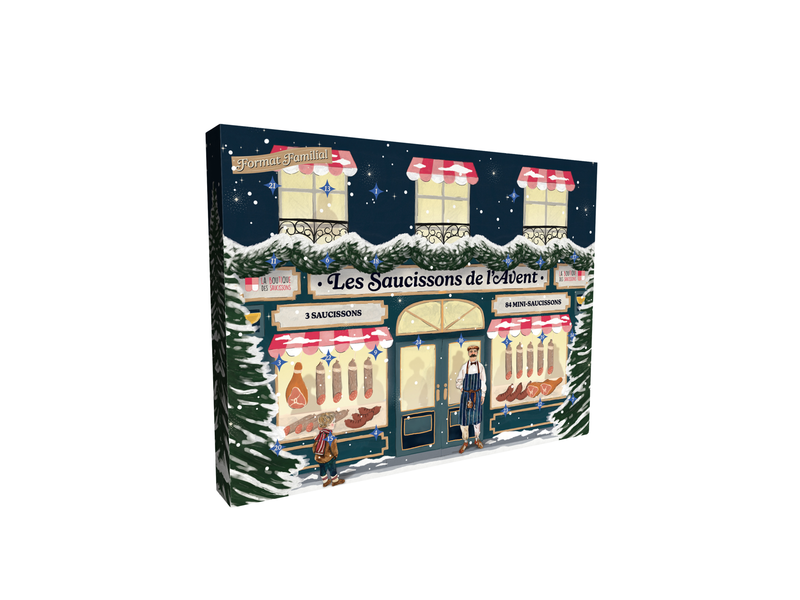 Calendrier de l'Avent 100% Saucisson