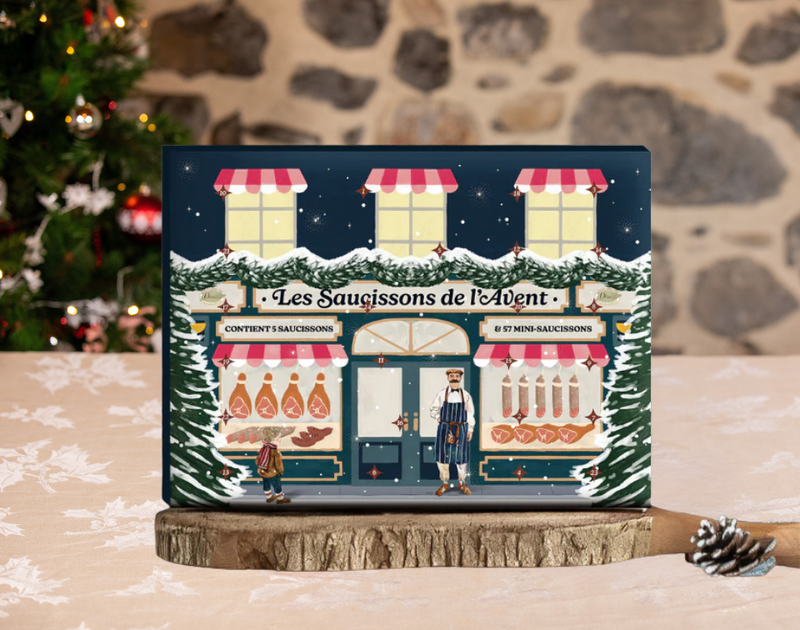 Calendrier de l'Avent 100% Saucisson