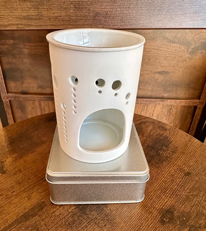 1 Brule Parfum Photophore, 1 boîte de 20 fondants et 4 parfums de voiture