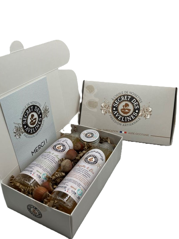 Coffret Bain et Douche à l’huile de noisettes