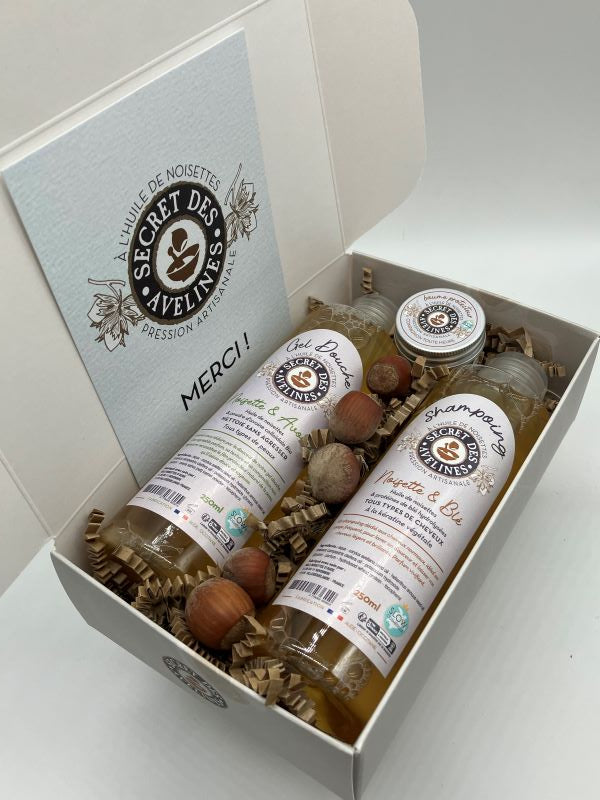 Coffret Bain et Douche à l’huile de noisettes