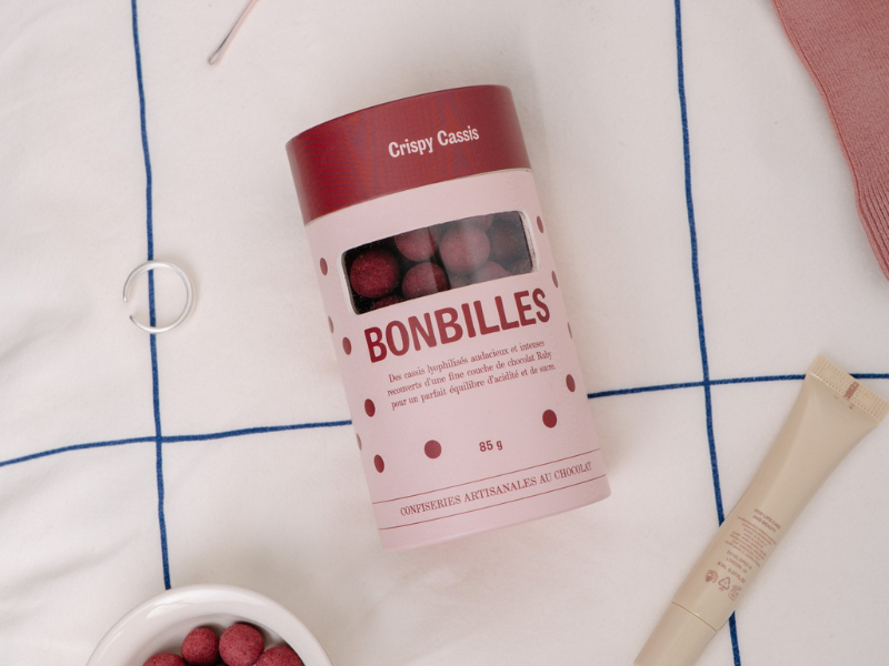 1 coffret et 5 tubes de chocolats 