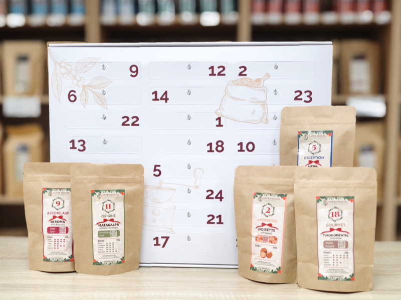 Calendrier de l'Avent Cafés Miguel