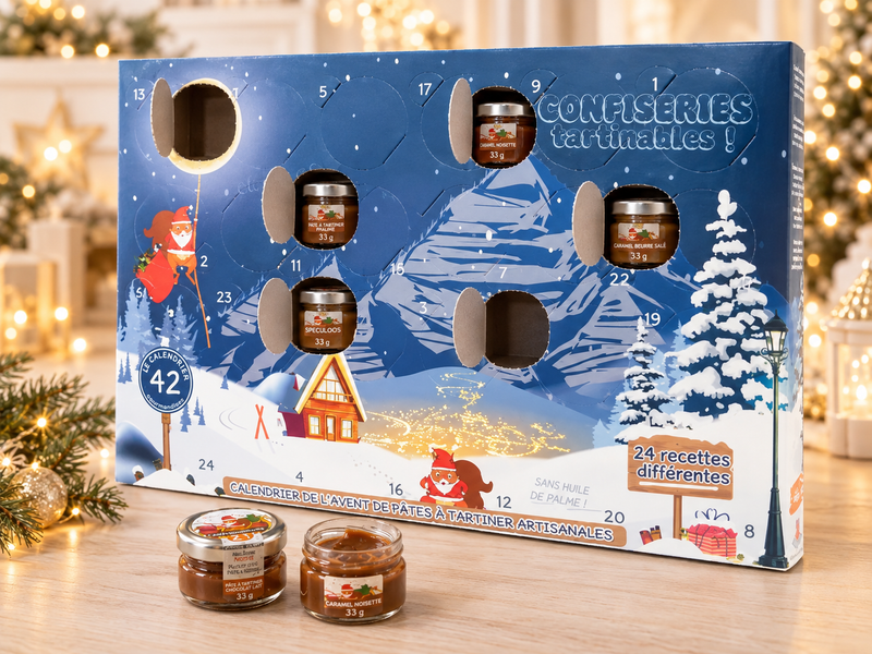 Calendrier de l'Avent Pâte à Tartiner Maître Artisan Chocolatier 2026