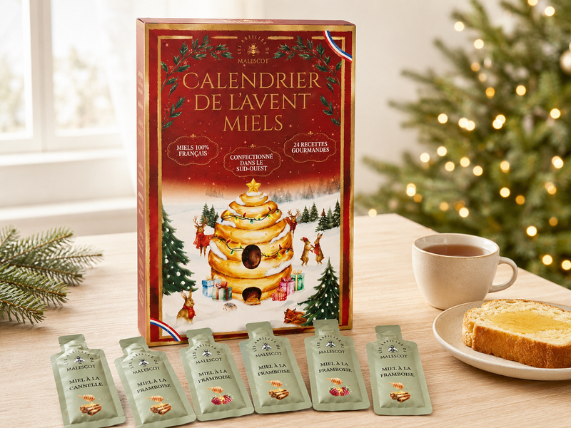 Calendrier de l'Avent Miel Français 2026