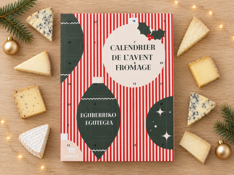 Calendrier de l'Avent Fromage Basques 2026