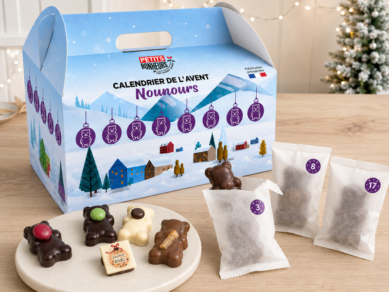 Calendrier de l'Avent 100% Nounours en Chocolat 2026