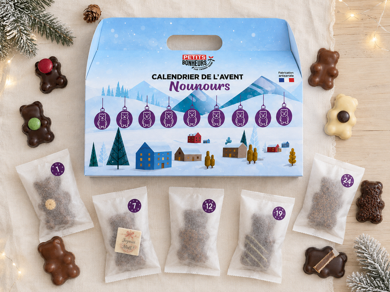 Calendrier de l'Avent 100% Nounours en Chocolat 2026