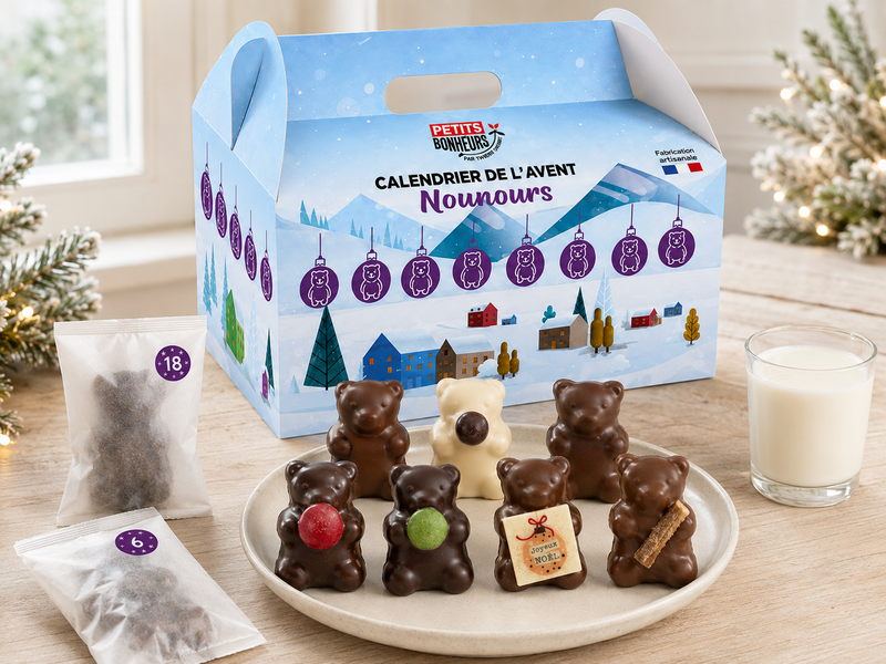 Calendrier de l'Avent 100% Nounours en Chocolat 2026