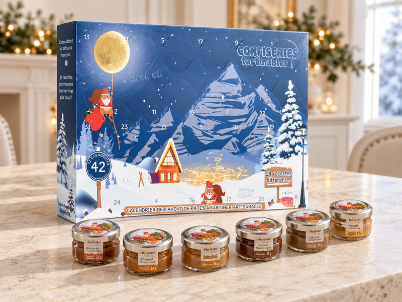 Calendrier de l'Avent Pâte à Tartiner Maître Artisan Chocolatier 2026