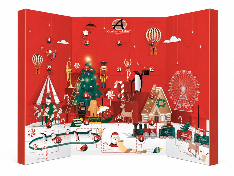 Calendrier de l'Avent Gourmandises et Chocolats 2026