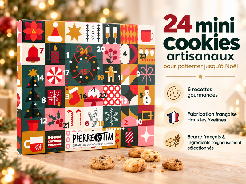 Calendrier de l'Avent Cookies Artisanaux 2026