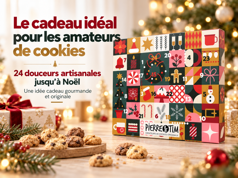 Calendrier de l'Avent Cookies Artisanaux 2026
