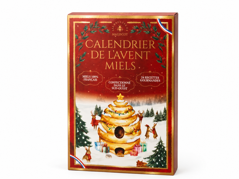 Calendrier de l'Avent Miel Français 2026