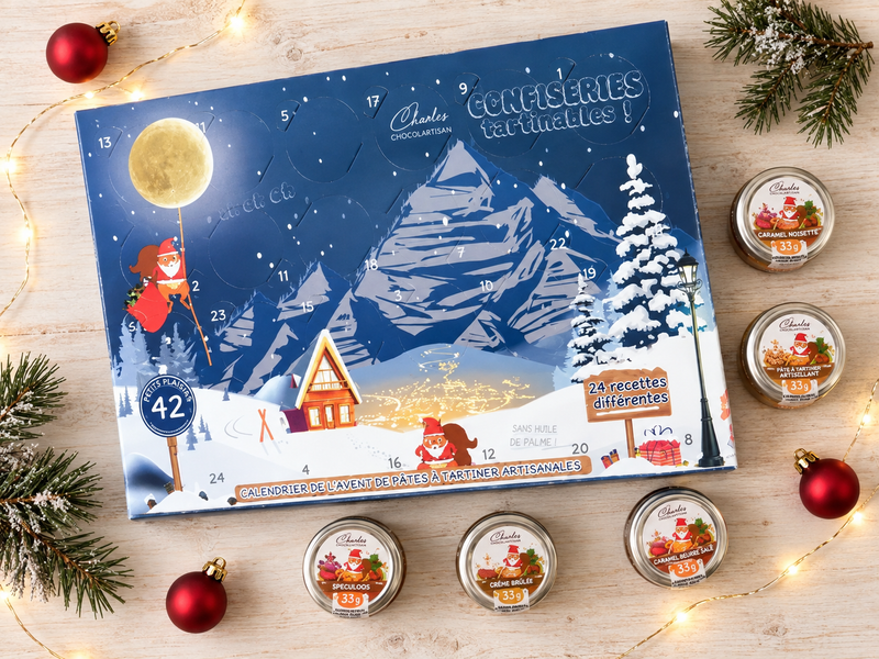 Calendrier de l'Avent Pâte à Tartiner Maître Artisan Chocolatier 2026