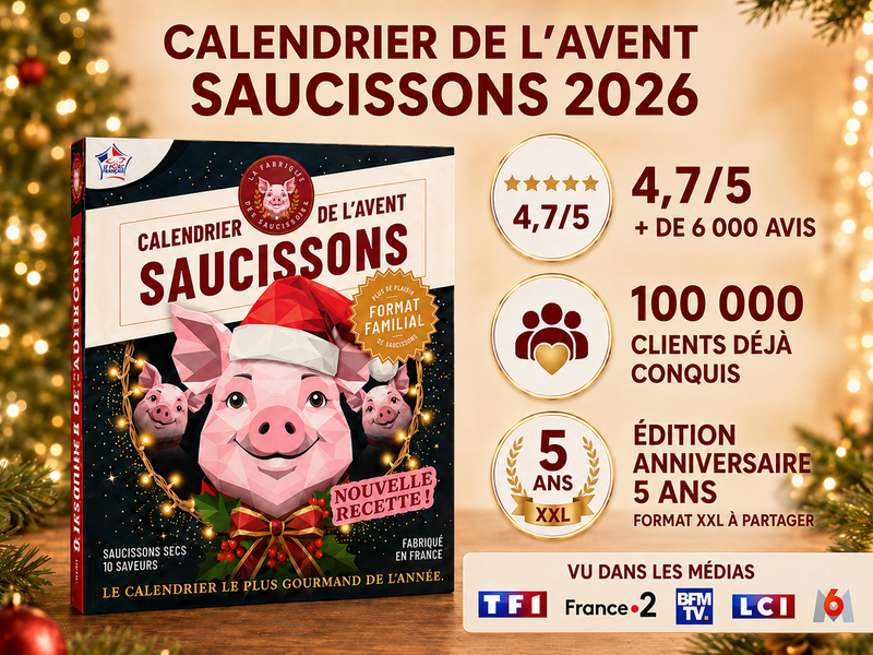 Calendrier de l'Avent Saucisson 2026
