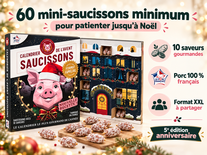 Calendrier de l'Avent Saucisson 2026