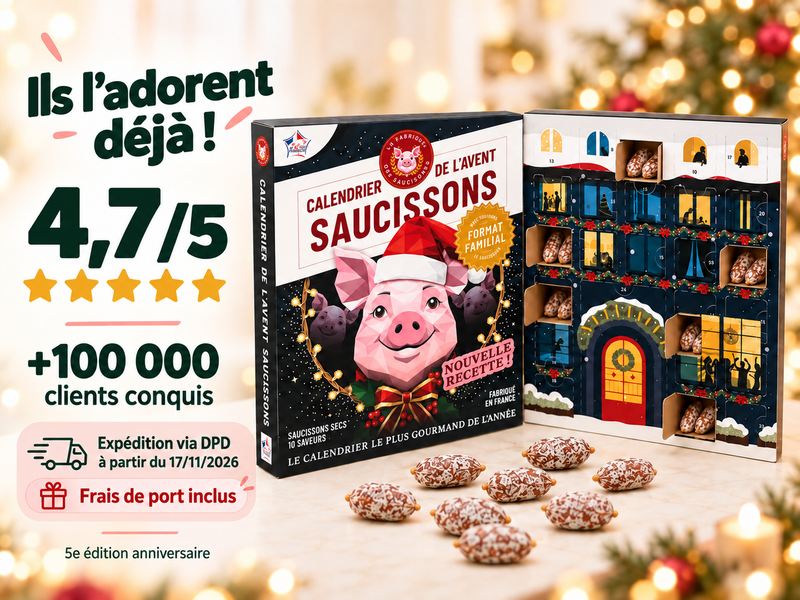 Calendrier de l'Avent Saucisson 2026