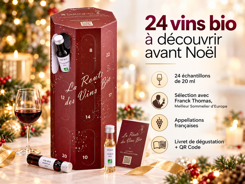 Calendrier de l’Avent Vins BIO 2026