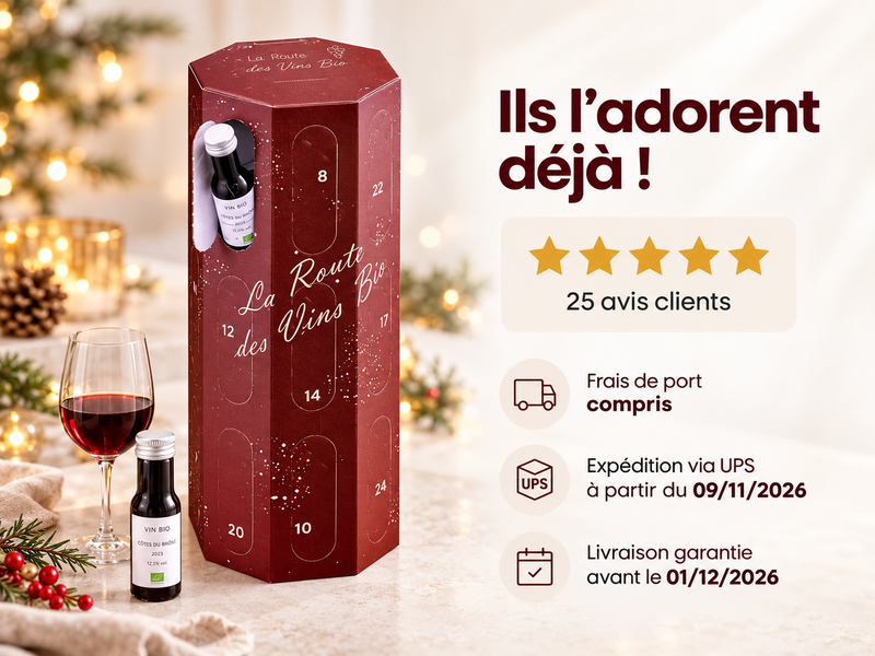 Calendrier de l’Avent Vins BIO 2026