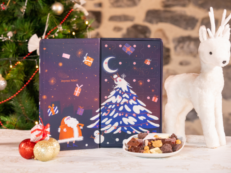 Calendrier de l'Avent douceurs chocolatés de Noël 2025