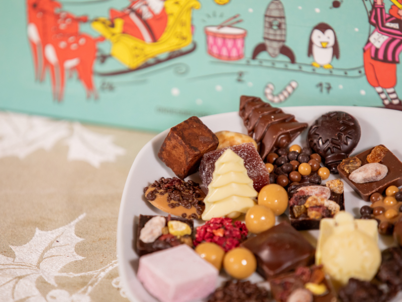 Calendrier de l'Avent douceurs chocolatés de Noël 2025