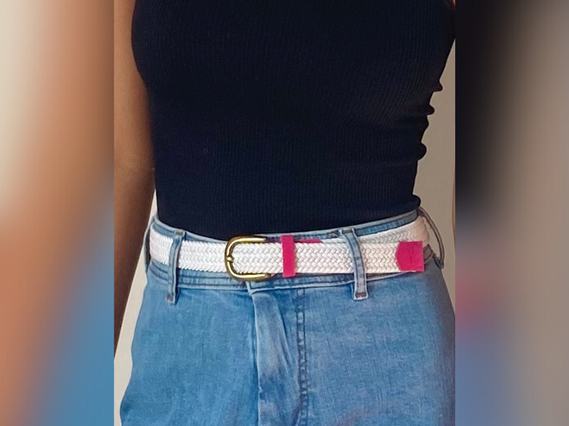Ceinture tressée pour femme