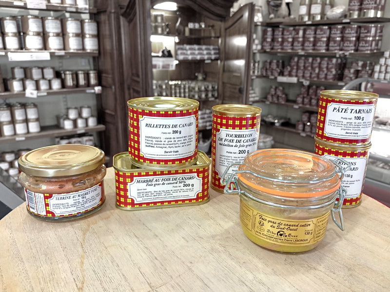 Coffret Festin du Canard : assortiment de 3 foies gras & 4 entrées du tarn